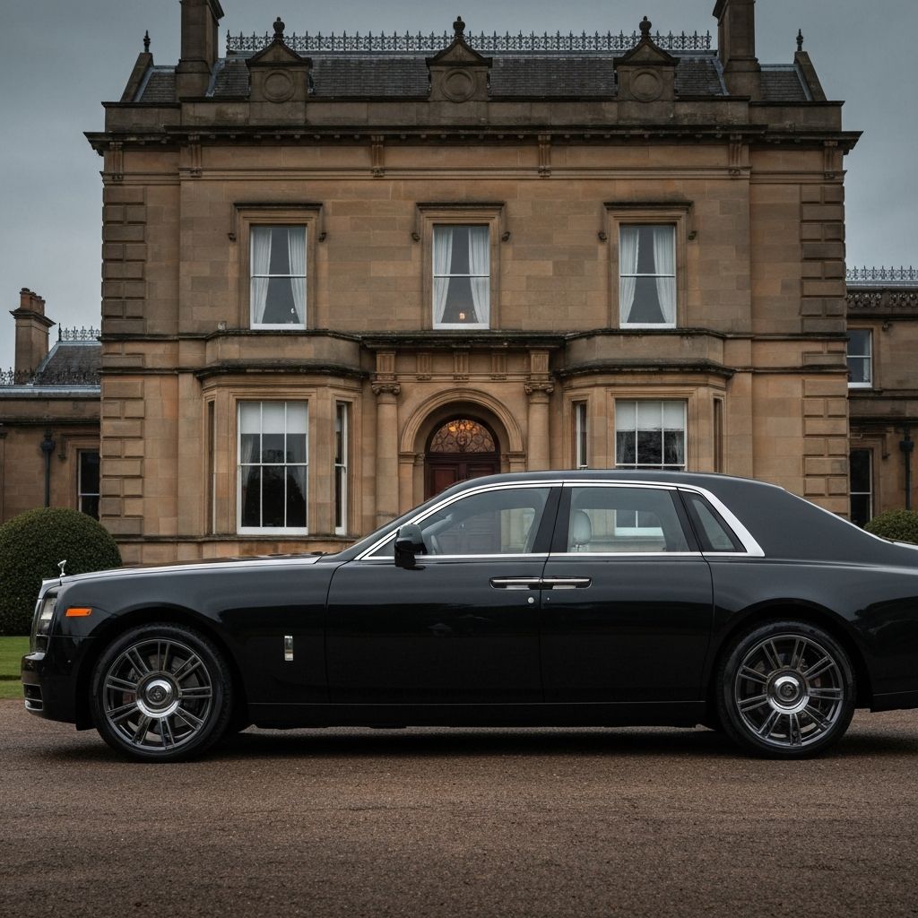 Rolls Royce Phantom luxury sedan rental Dubai